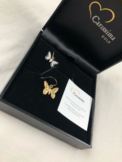 Carisimmia Gold Women's 9 Carat Gold earrings NEW