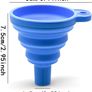 Car Funnel Engine Collapsible Silicone For Gasoline Oil Fuel Petrol Diesel DIY Image 5