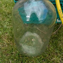 Vintage Glass Demijohn / Decorative Bottle