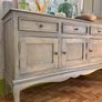 Beautiful Solid Wood Antique French Style Sideboard Image 6