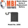 Apple Watch 40mm Series 4 Replacement Battery A2058 224mAh Image 4