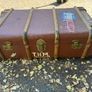 Vintage Mid-Century Union-Castle Line Ocean Liner Steamer Trunk / Suitcase (c. 1950s/60s) Image 7