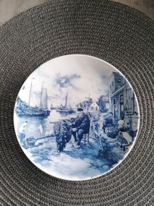 Vintage Ter Steege BV Delft-Blauw Plate