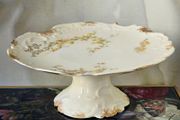 Antique C1890' D&amp;C Limoges Pedestal Bowl