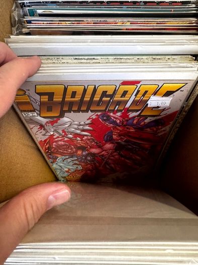 Image & Top Cow Long Comic Box w 320 comics for Sale