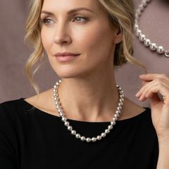 Uniform Ball Bead Necklace Solid .950 Fine Silver | Classic Artisan Statement Piece