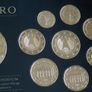 German euro coins set 24k Gold plated & Rhodium gilt Germany medal limited edition Image 4