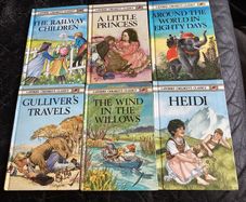 Ladybird Childrens Classics 6 vintage kids fiction story books