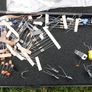 Mix Lot of Circuit Board Microchips Transistors Diodes Inductors Capacitors Image 8