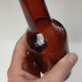 398 - Antique Killarney Mineral Water Saorstat Eireann Dark Amber Glass Collectible Decorative Irish Free State Bottle Image 3