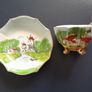 CUP & SAUCER - Vintage - Windmill Design Image 3