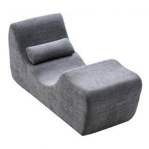 Yoga Chair Chaise, Ergonomic Chaise Lounge Chair for Yoga, Modern Boneless Curved Foam Lounge Indoor for Massage, Stretching, Relaxation, Exercise, Used in Living Room, Bedroom, Balcony, Grey