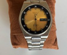 Vintage Seiko 5 Railway Dial
