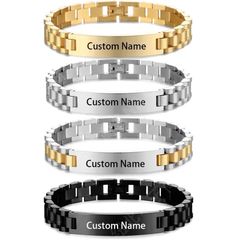The Voyager Bracelet Engrave Include  By R'Laith