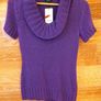 Brand New Savida Purple S/S Jumper Small Image 3