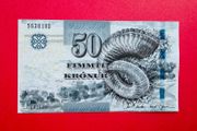FAROE  ISLANDS  50 KRONUR  2011.   Pick  29  scarce ( Uncirculated )
