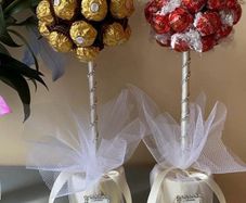 Communion / Confirmation / Wedding Sweet Trees with Ferrero Rocher or Lindor