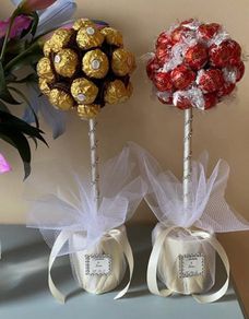 Communion / Confirmation / Wedding Sweet Trees with Ferrero Rocher or Lindor