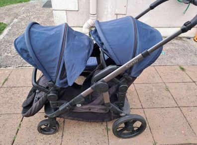 i candy orange twin buggy