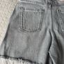 Zara Womens  Grey Denim Shorts Size 34 Image 3