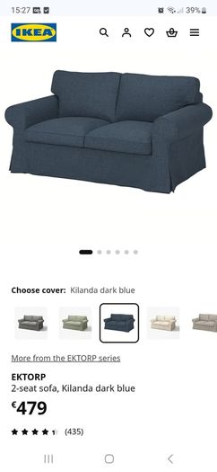 Ikea EKTORP Kilanda 2 Seater Couch