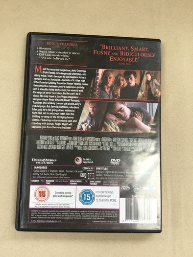Fright night dvd Colin Farrell