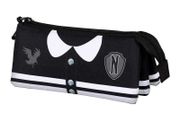 Wednesday - Triple Pen Pencil Case Perfect for School or as Make Up Bag New