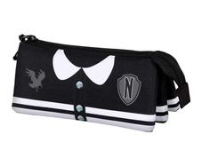 Wednesday - Triple Pen Pencil Case Perfect for School or as Make Up Bag New