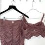 Alo Airlift Mesh Cherish Set: Smoky Quartz (Size M, Like New) Image 2