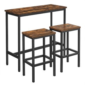 Dining Set Bar Table Set Bar Table with 2 Bar Stools