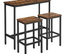 Dining Set Bar Table Set Bar Table with 2 Bar Stools