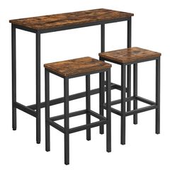 Dining Set Bar Table Set Bar Table with 2 Bar Stools