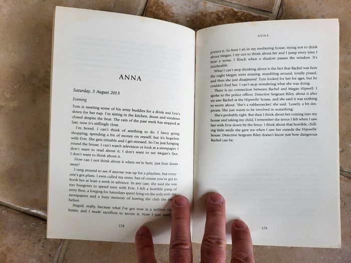 The Girl On the Train by Paula Hawkins.