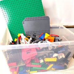 Large Lego Duplo Bundle (411 pieces +3 plates)