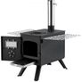 Wood Stove, 218.4 cm, Alloy Steel Camping Tent Stove, Portable Wood Burning Stove with Chimney Pipes & Gloves, 22941.9 cm Firebox Hot Tent Stove for Outdoor Cooking and Heating with 8 Pipes Image 4