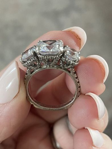 Engagement/Anniversary Moissanite Rings - 2 Rings
