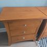 Matching bedside solid wood lockers Image 8