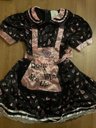 Scary doll costume with key