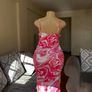 Pink Tie-Dye Ruched Bodycon Dress SHEIN Size M / EU 38 Image 10