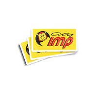 City Imp Bus Glossy Stickers 3-Pack