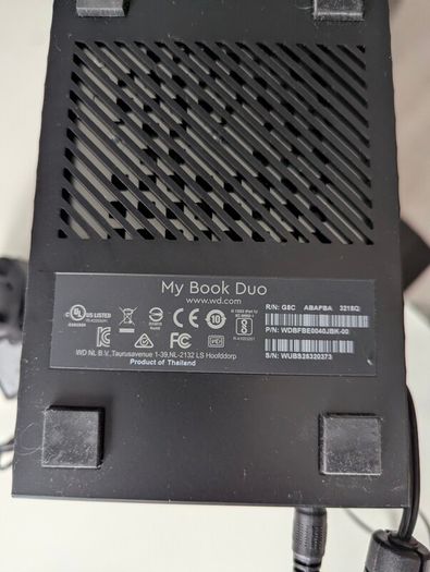 My book duo WD external enclosure