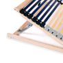 Slatted Bed Bases 2 pcs with 42 Slats 7 Zones 90x200 cm Image 5