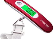 Luggage Scale Portable Digital Weight Scale for Travel Suitcase Weigher with Tare Function 110 Lb/ 50Kg Capacity Red