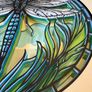 Handmade 3D Dragonfly Paper Art 27x27 cm Image 3