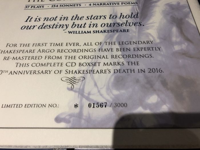 Shakespeare "400" The Complete Works (R100)