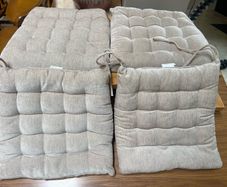 6 x Lovely Well Padded Seat Cushions - Can Deliver