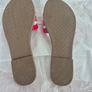 red flat sandals terre de marins (TDM) Image 5