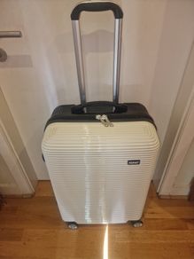 Suitcase Hard Shell Black and White Luggage KONO