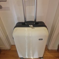 Suitcase Hard Shell Black and White Luggage KONO