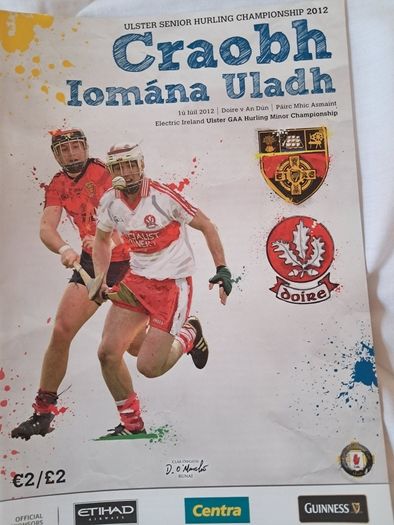 GAA Hurling Programmes (Ulster) X 7